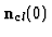 ${\bf n}_{cl} (0)$