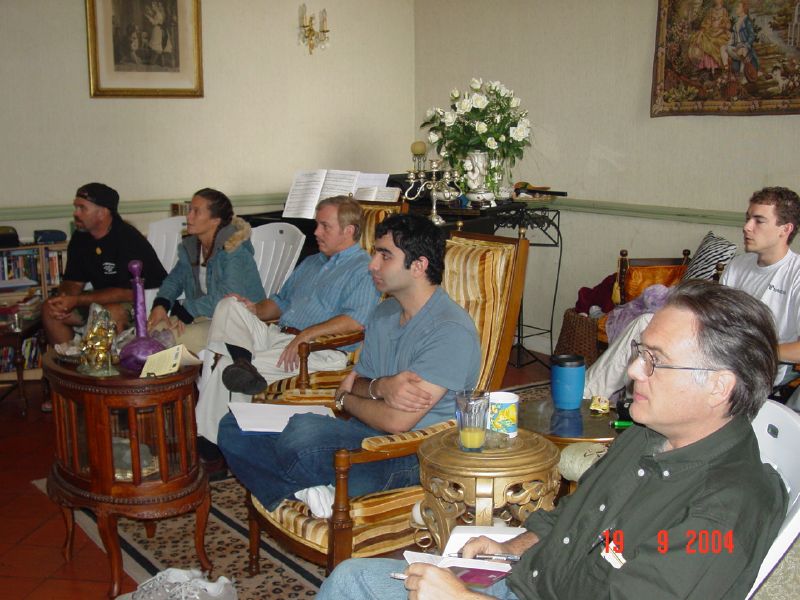 The listeners are fascinated to hear a scientific explication of the Great Work of Alchemy.