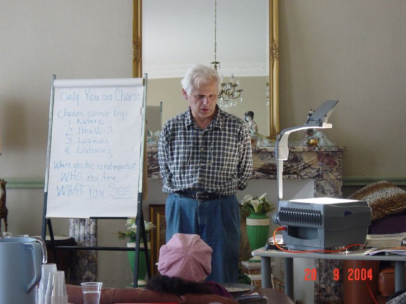 Ark's most popular lecture on Physics and the Mysterious.  He always begins by taking questions from each participant.  Somehow, by the time he is done, all questions are answered.