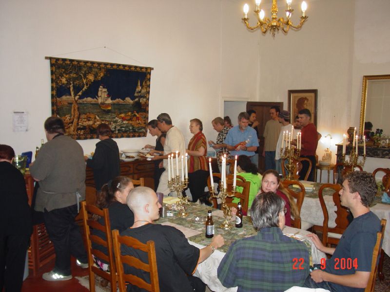 Meals were the best time for talking and sharing and getting to know one another.