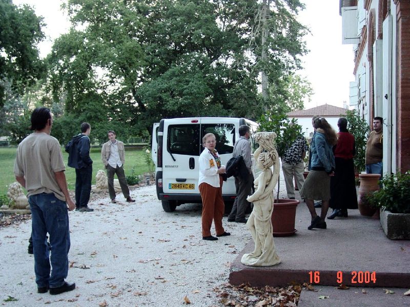 Workshop group begins to gather to go out to a local Restaurant for the Welcome dinner.